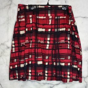 🚨3/$30🚨 New York & Company Skirt Red Black Cream